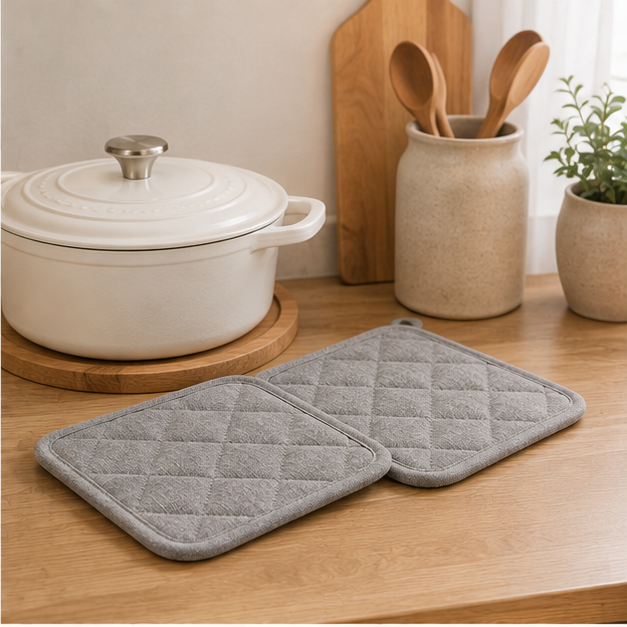 Quilted Pot Holder Set