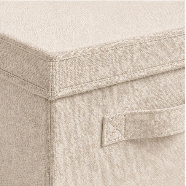 Lidded Fabric Storage Box
