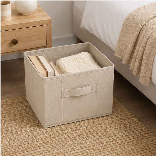 Stackable Fabric Storage Bin