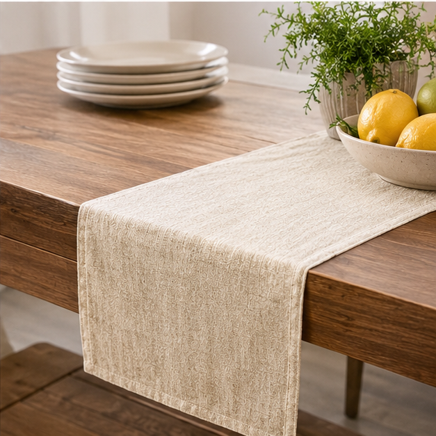 Linen Blend Table Runner