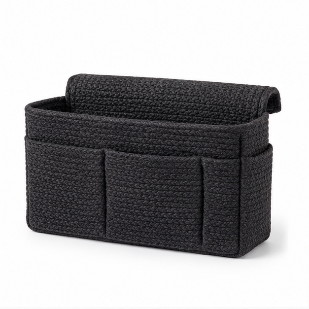 Woven Bedside Storage Caddy